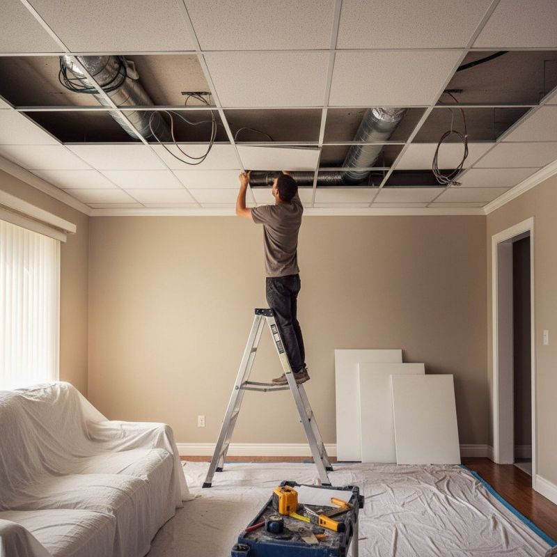 Drop Ceiling Grid Repair